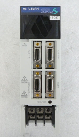 Mitsubishi MR-J2s-10B-S087 AC Servo Driver PLC MELSERVO Lot of 4 Working Surplus