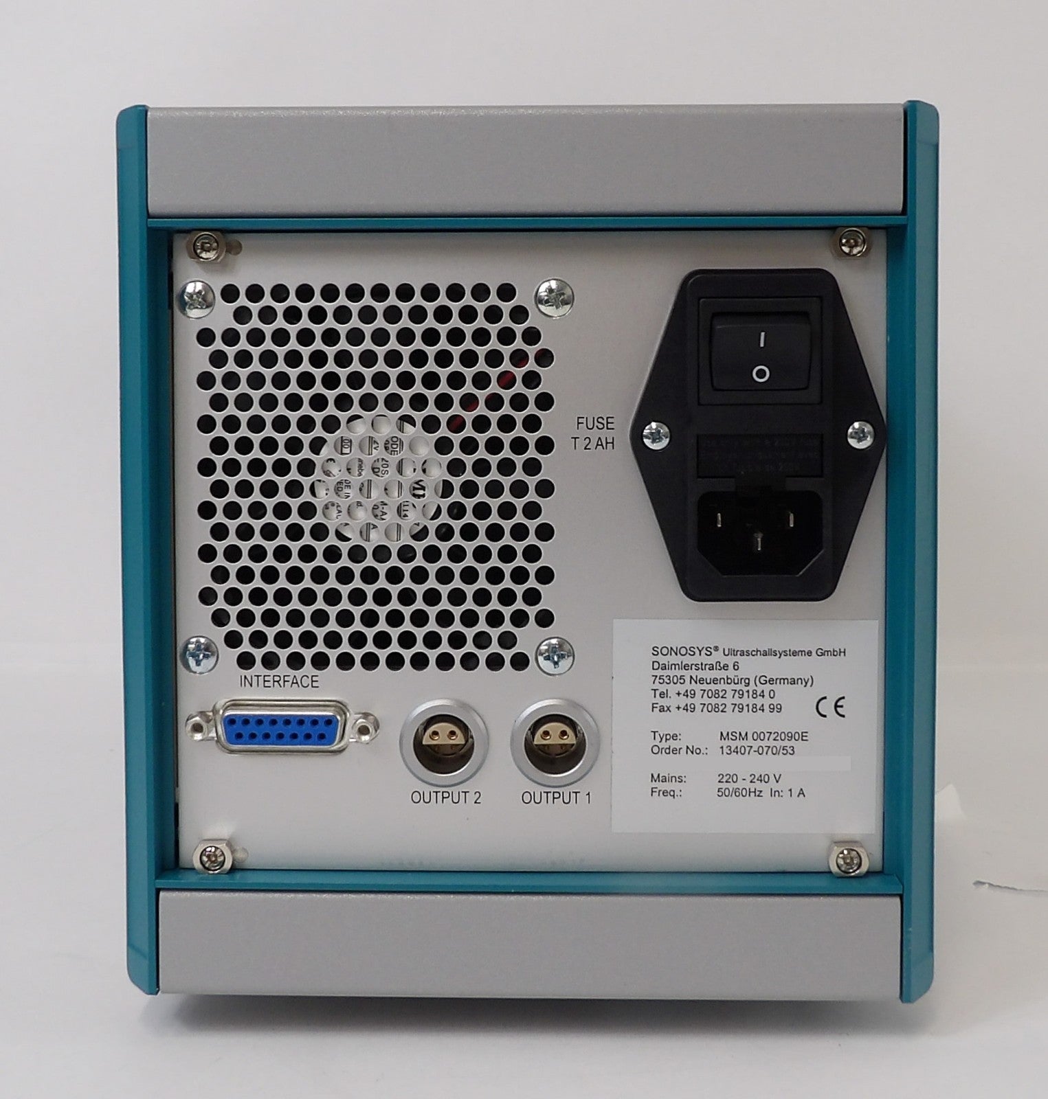SONOSYS MSM 00702090E Ultrasonic Switching Systems Megasonic Atomzer New