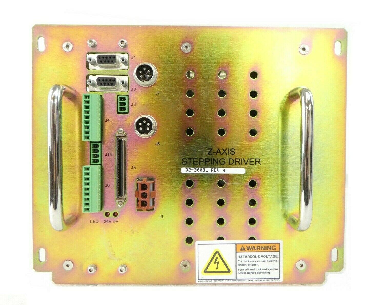 ASM Advanced Semiconductor Materials 02-30031 Z-Axis Stepping Driver Working