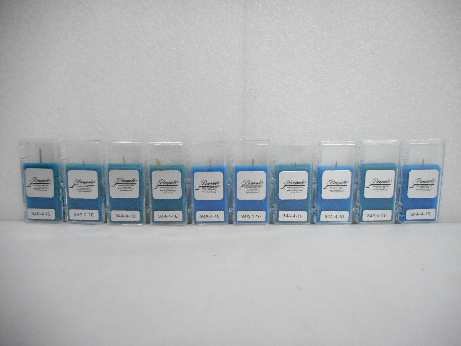 GGB Industires 34A-4-10 10µ Tungsten Probe Tip Picoprobe Lot of 10 New