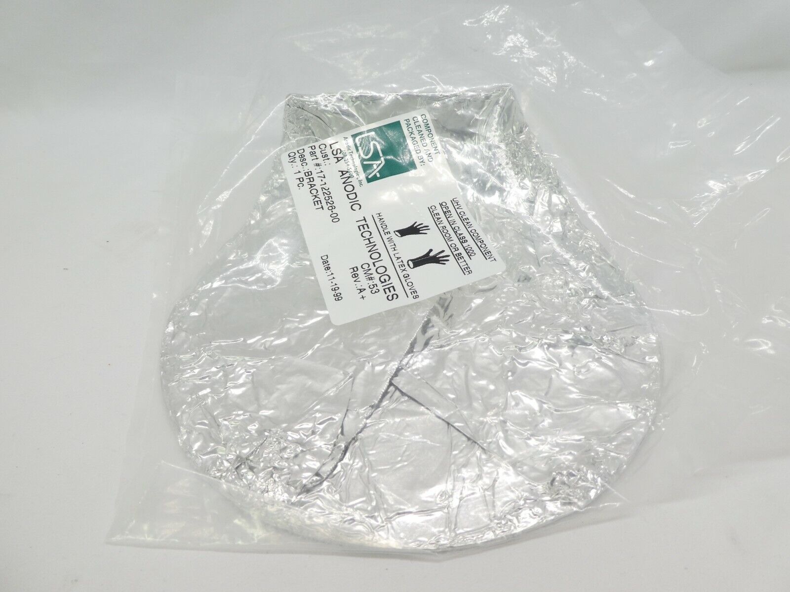 LSA Anodic Technologies 17-122526-00 Bracket New Surplus