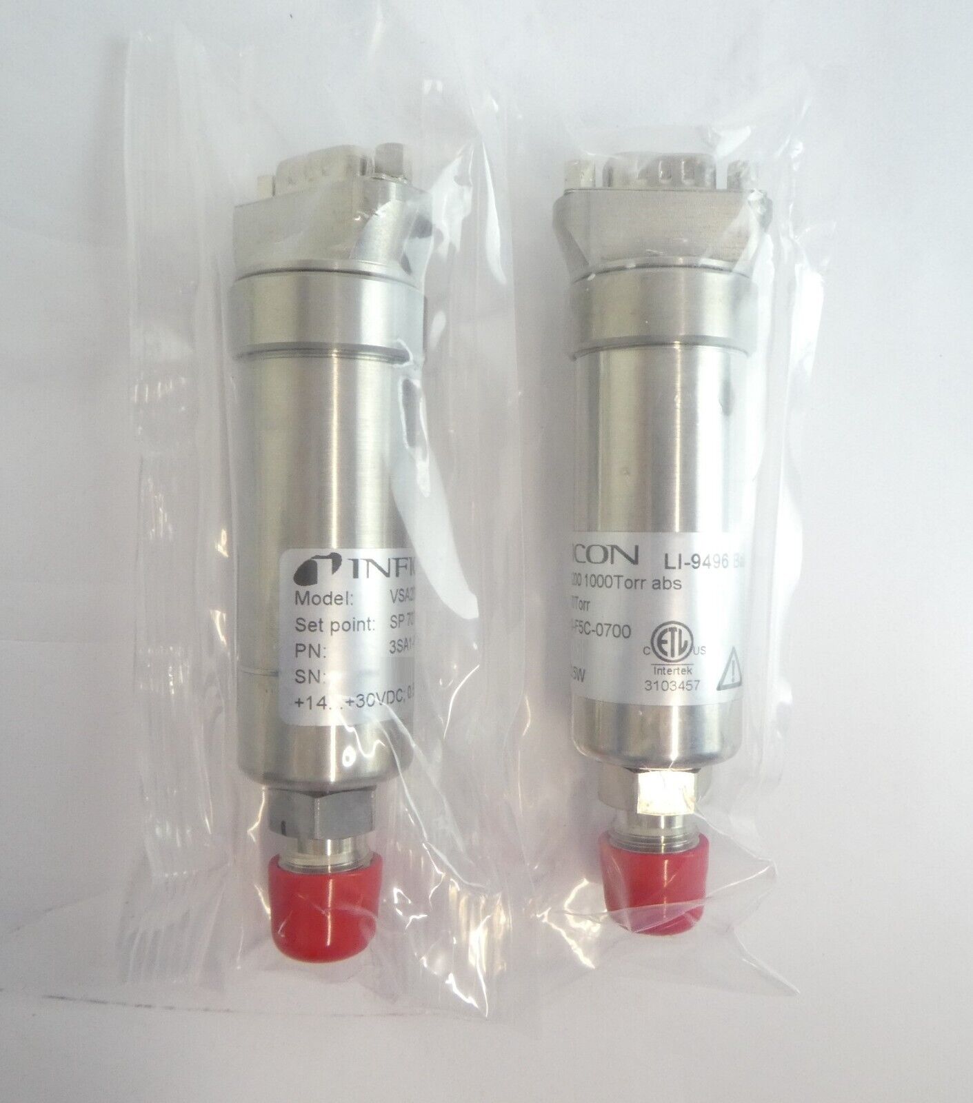 Inficon 3SA1-F5C-0700 Absolute Vacuum Switch VSA200 Reseller Lot of 5 Working