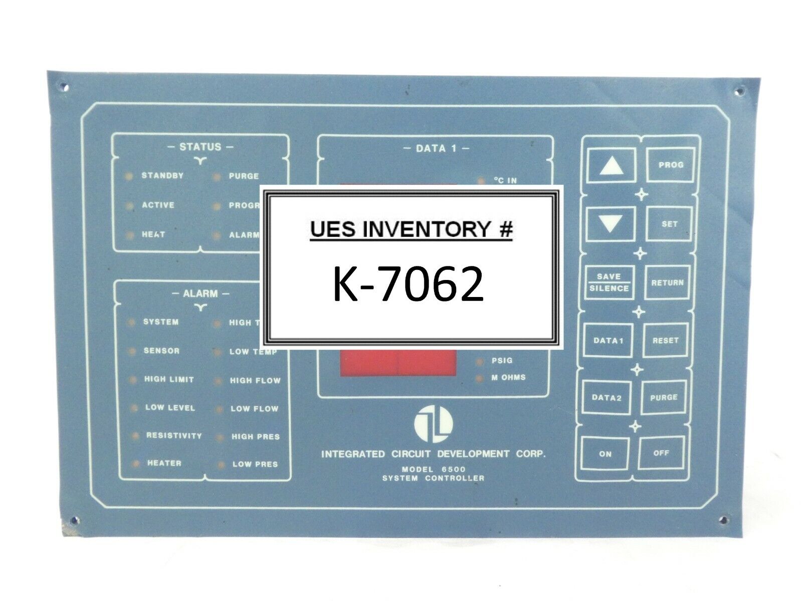 Integrated Circuit Development 306916 Wet Sink Controller Model 6500 Spare