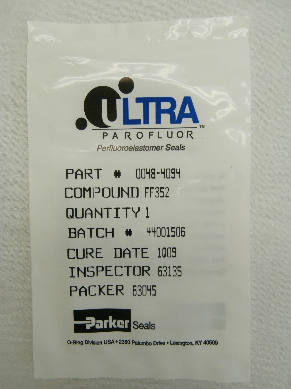 Parker Seals FF352 Small O-Rings UHP Ultra Parofluor Seal Reseller Lot of 20 New
