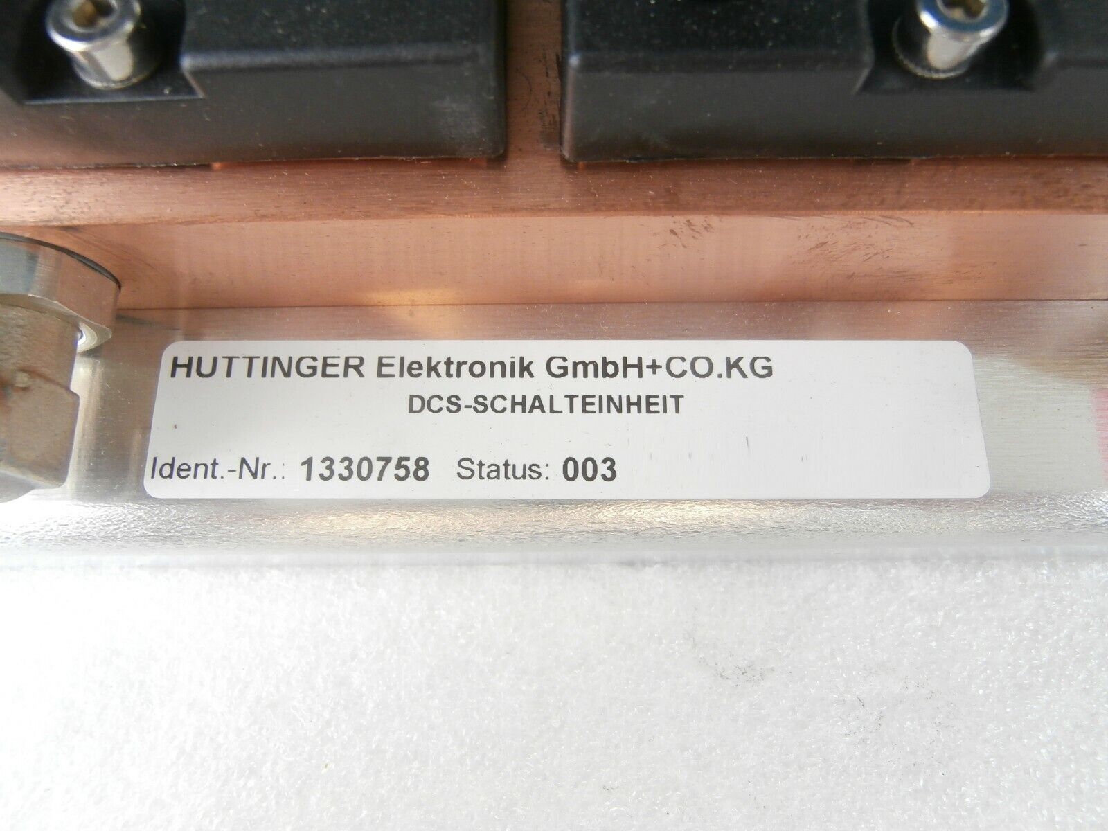 Huttinger 1330758 Switch Unit Module 1312858V00 TIG 30 DCplus Trumpf Working