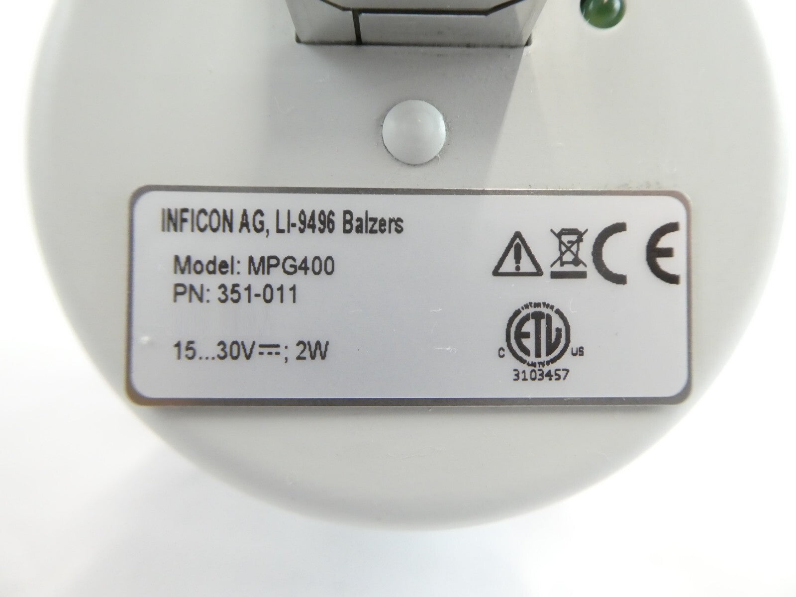 Inficon 351-011 Inverted Magnetron Pirani Gauge Assembly New Surplus