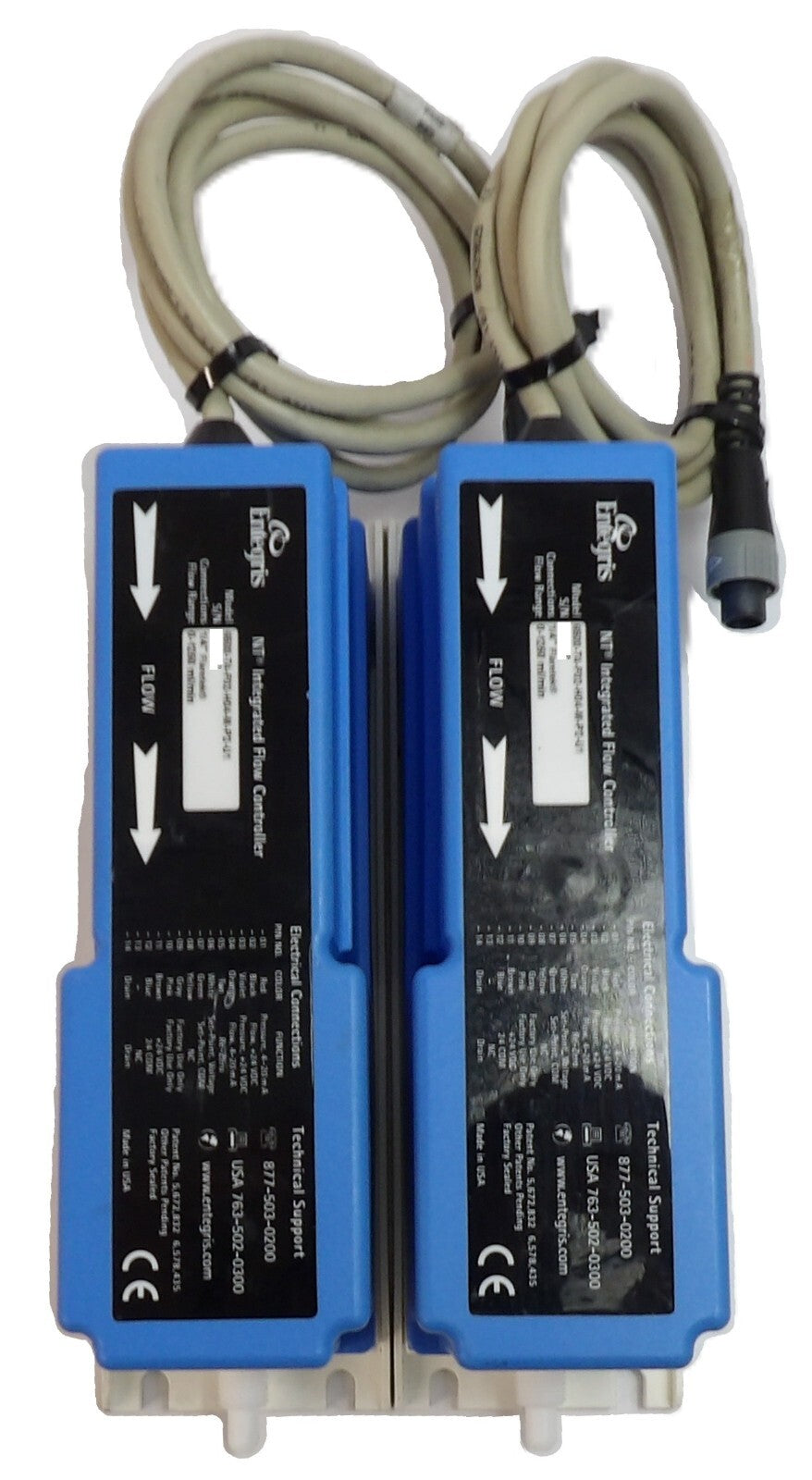 Entegris 6500-T2-F02-H04-M-P2-U1 InVue Flow Controller Lot of 2 Working Surplus