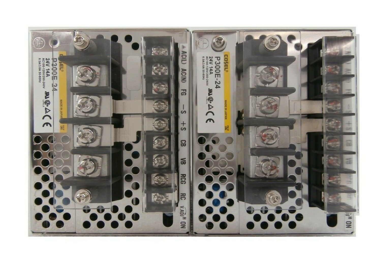 Cosel P300E-24 Compact Power Supply Reseller Lot of 2 Working Surplus