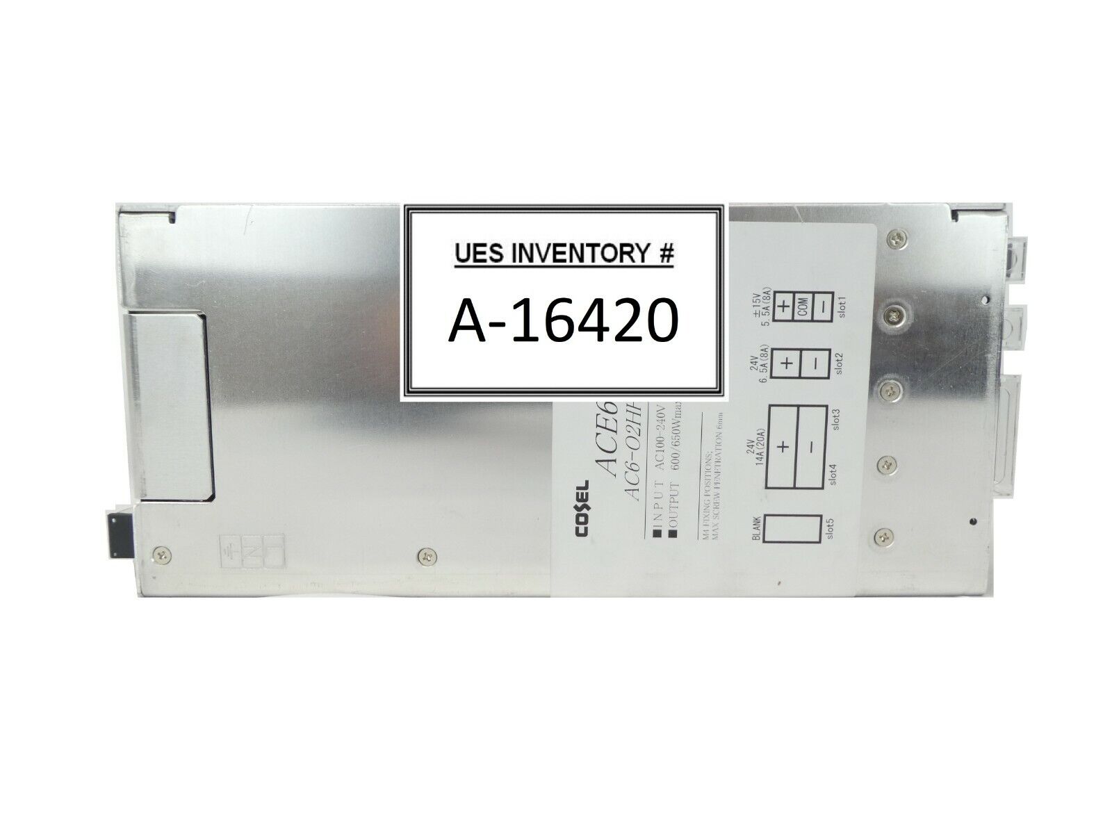 Cosel AC6-02HHV-00 W 650W Power Supply ACE650F Working Surplus