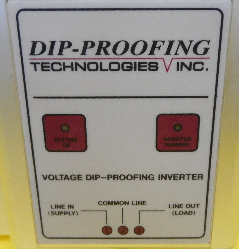DIP Proofing Technologies DPI52S 25-208 Voltage Dip Proofing Inverter Used