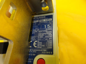 Mitsubishi NF50-SWU2 015 Circuit Breaker NF50-SWU Reseller Lot of 4 Used Working