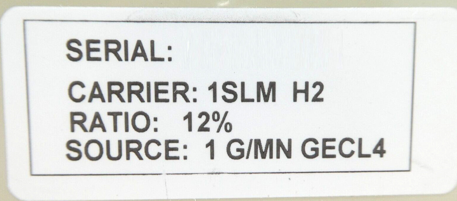 Qualiflow LVC-414 Liquid Vapor Controller LVC 1 g/min GeCl4 OEM Refurbished