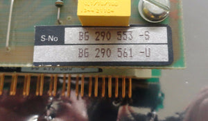 Balzers BG 290 561 U Transformer PCB Card BG 290 565 U Used Working