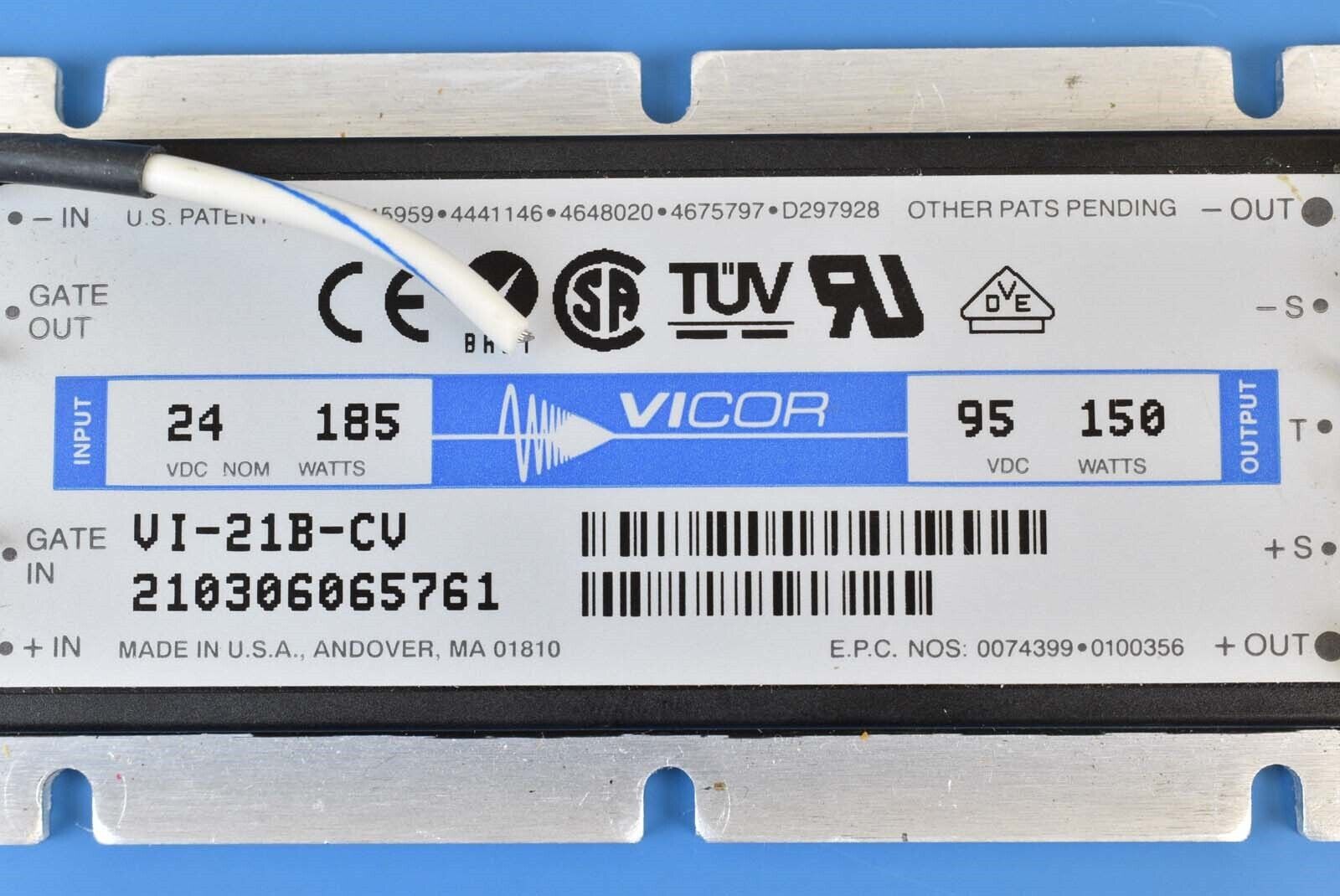 Vicor VI-21B-CV DC DC Converter 95V 150W