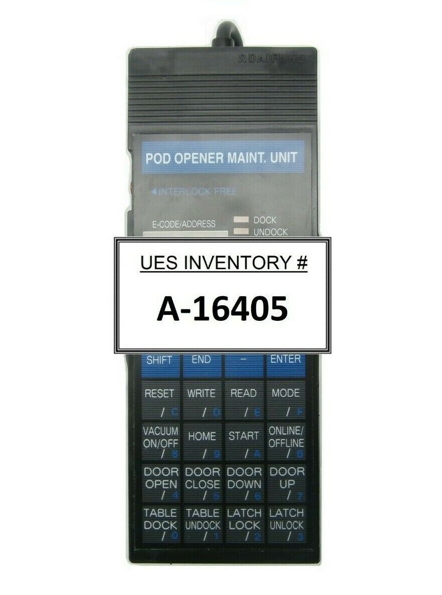 Daifuku Pod Opener Maintenance Unit Teach Pendant Working Spare