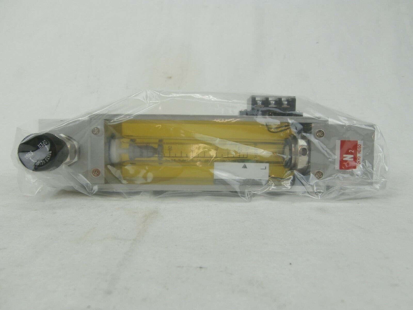 Tokyo Keiso P-510-UA-4N-V3-N2-100L/MIN-0.1MPA Purgemeter Flow Meter New Surplus