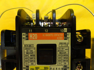 Hitachi H20 AC Magnetic Contactor AC 600V YQ-24 Lot of 2 Used Working