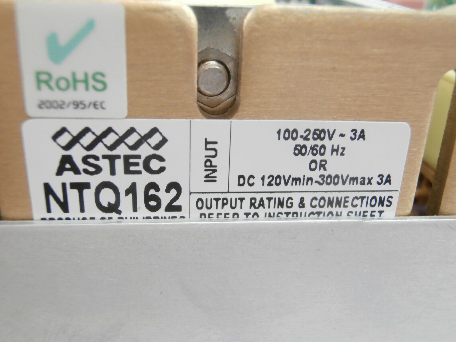 Astec NTQ162 Projector Power Supply Christie MATRIX S+2K M Working Surplus