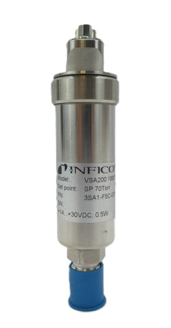 Inficon 3SA1-F5C-0700 Absolute Vacuum Switch VSA200 1000 Torr Working Surplus