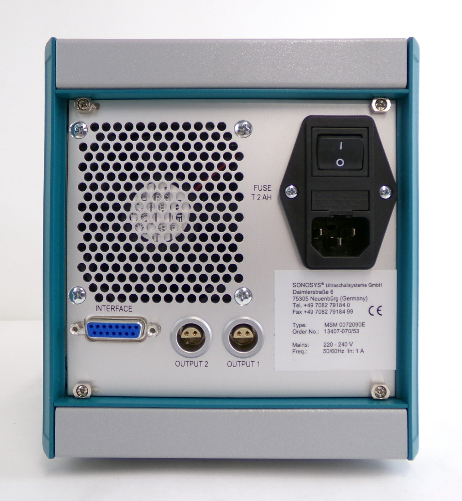 SONOSYS MSM 0072090E Ultrasonic Switching Systems Megasonic Atomzer Working
