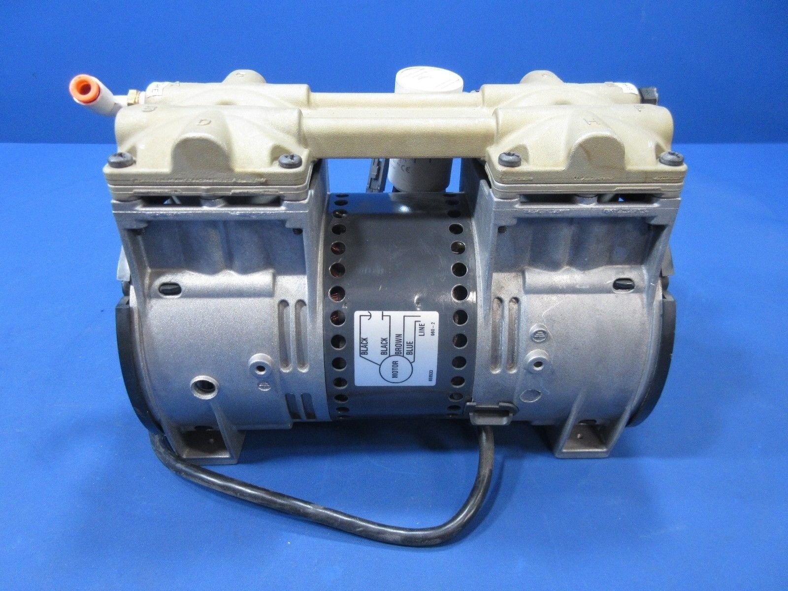 Rietschle Thomas A2688VEF22-A02 Pneumatic Pump Used Working