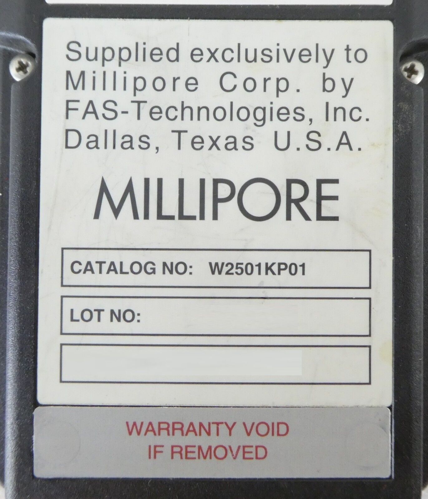 Millipore Photo-250 Photoresist Pump System Controller W2501PC01 W2501PH01 Spare