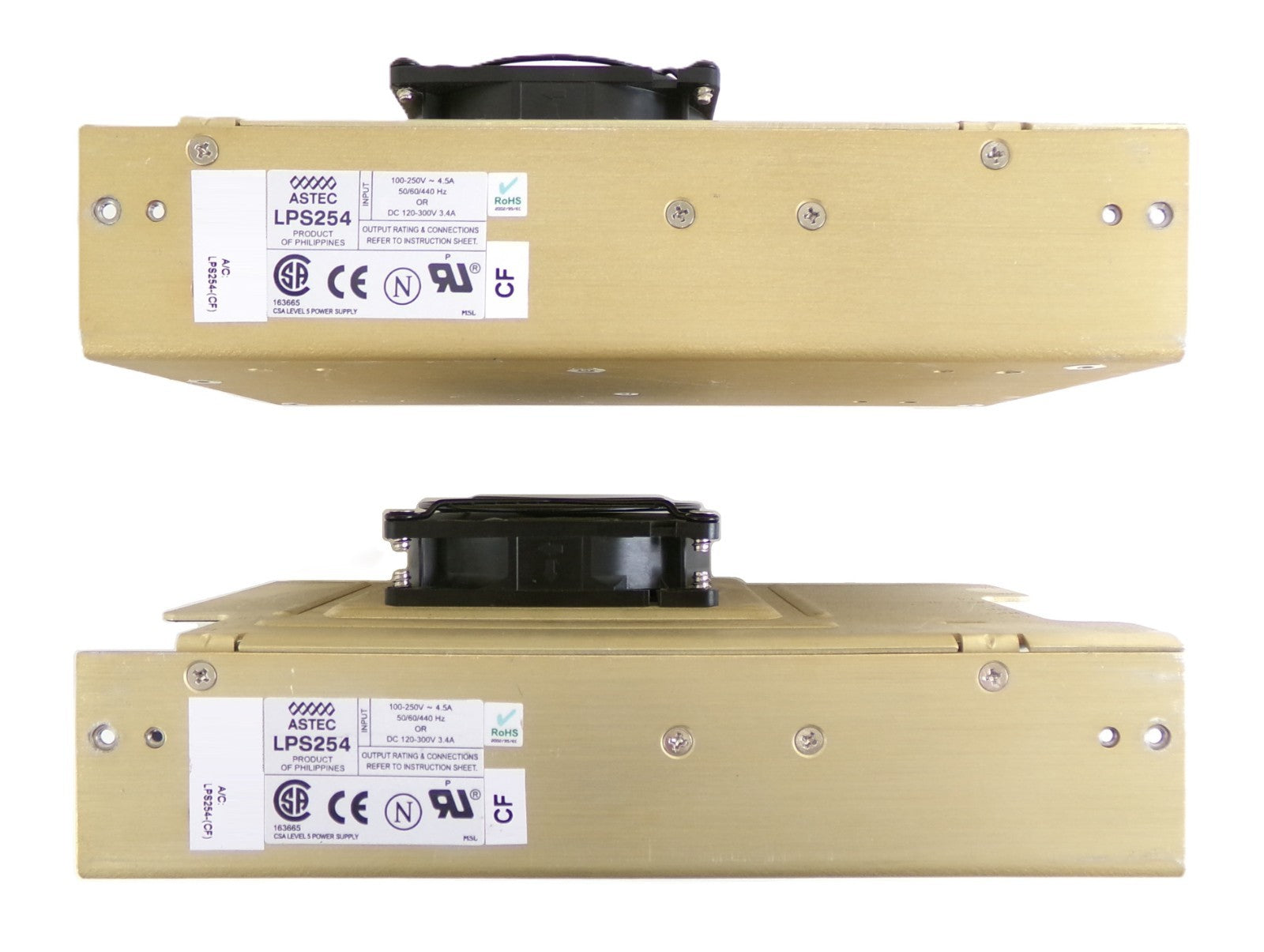 Astec LPS254-(CF) CSA Level 5 Power Supply Assembly LPS254 Lot of 2 Working