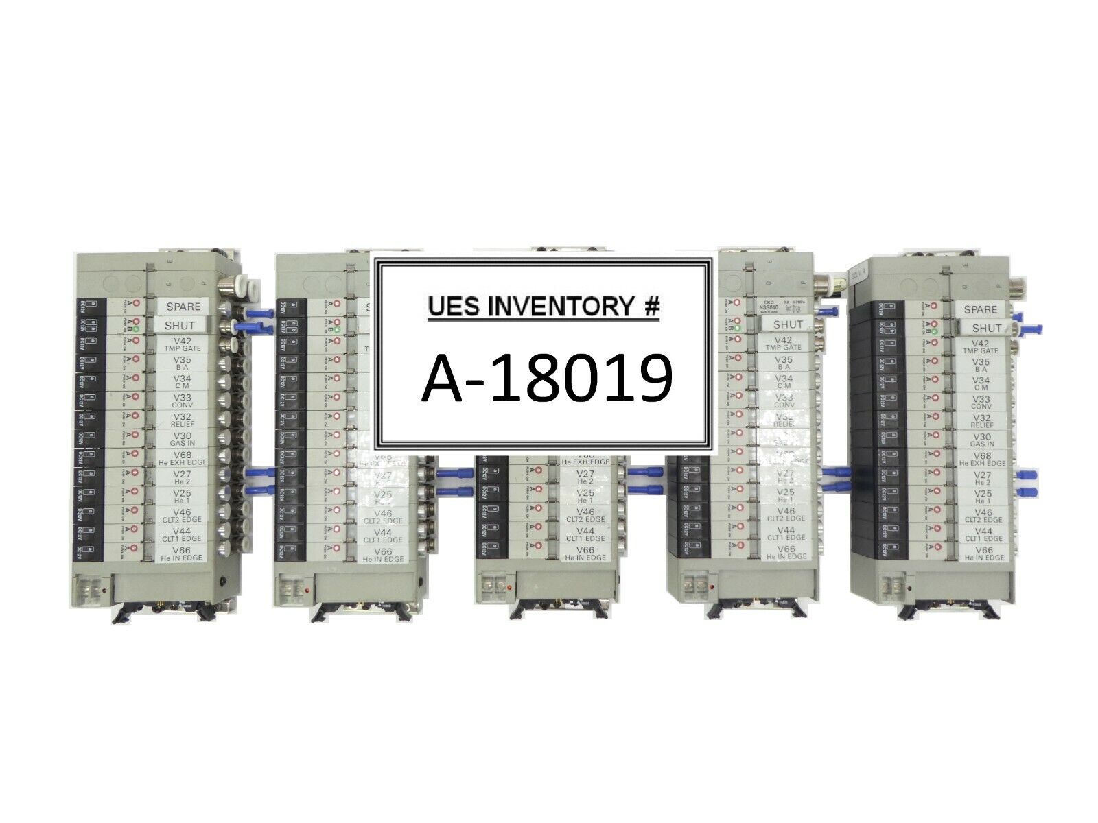 CKD N4S0 14-Port Pneumatic Manifold Right N4S0-T50 N3S010 Lot of 5 Working