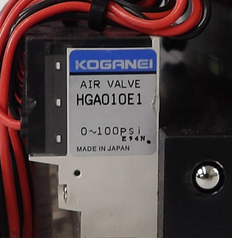 Koganei HGA010E1 20-Port Pneumatic Manifold Lot of 2 Working