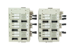 CKD N4E0 Series 6-Port Pneumatic Manifold NE40-ER Lot of 2 TEL Lithius Working