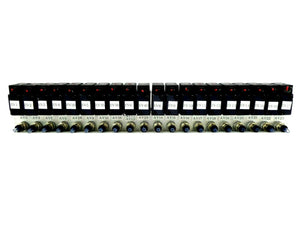 Koganei YM20A-21W 20-Port Pneumatic Manifold A030E1-L Working Surplus