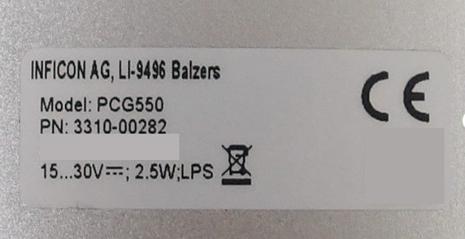 Inficon 3310-00282 Pirani Capacitance Gauge PCG550 Reseller Lot of 6 Working