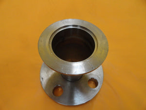 MDC Vacuum Products Conical Reducer Nipple Adapter 100ASA to NW50 Used Working
