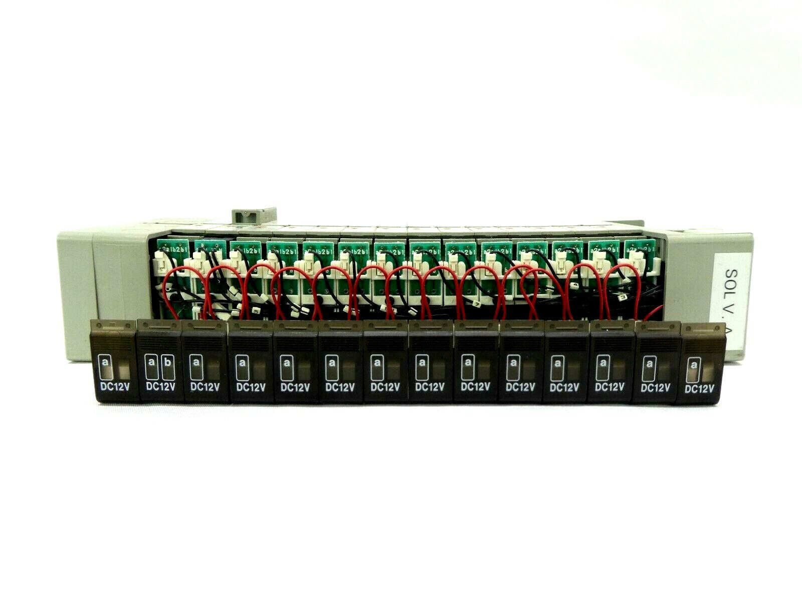 CKD N4S0 14-Port Pneumatic Manifold Left N4S0-T50 N3S010 Lot of 5 Working