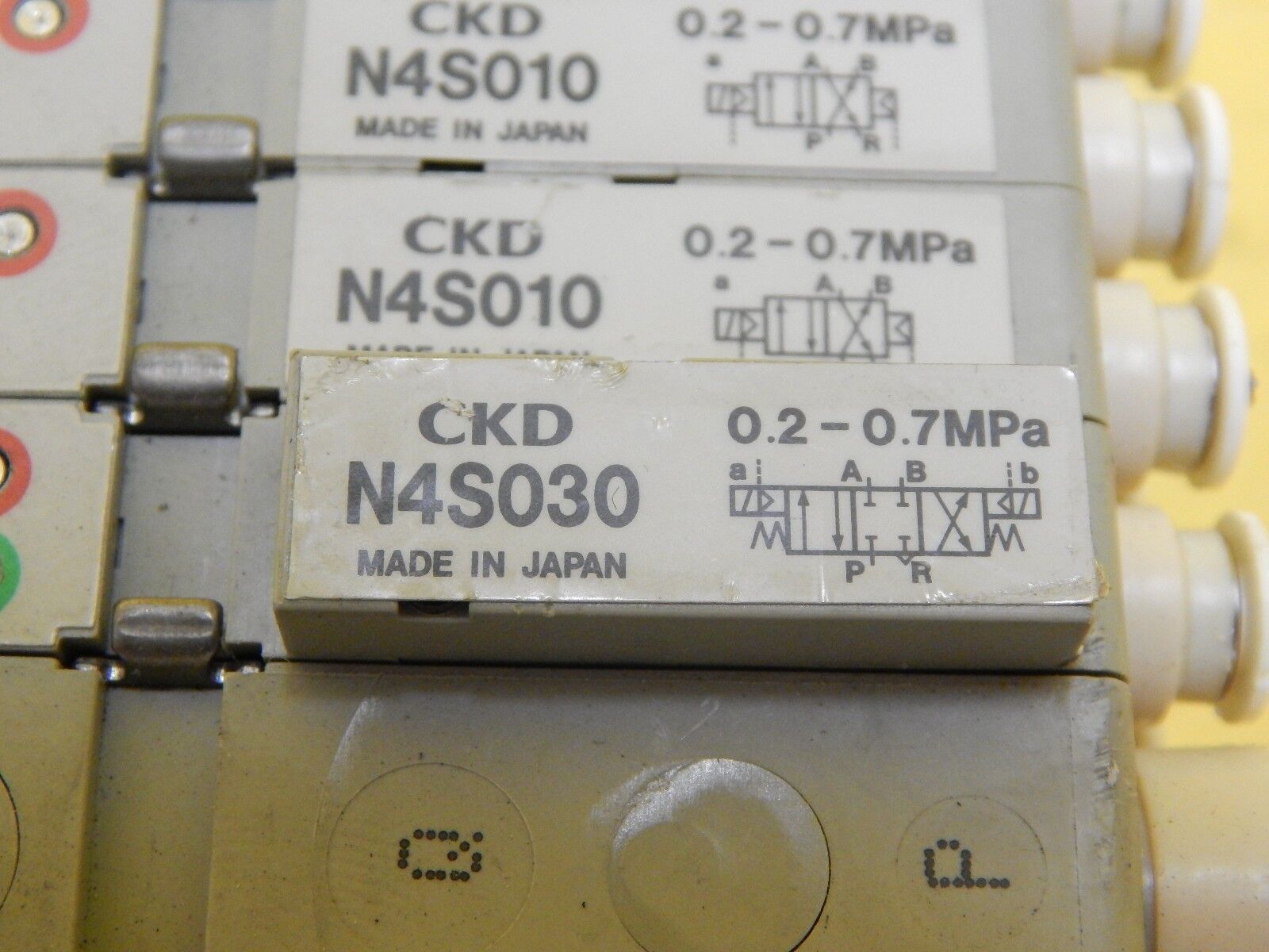 CKD N4S0-T56 16-Port Pnuematic Manifold OPP3-1H Lot of 2 Used Working