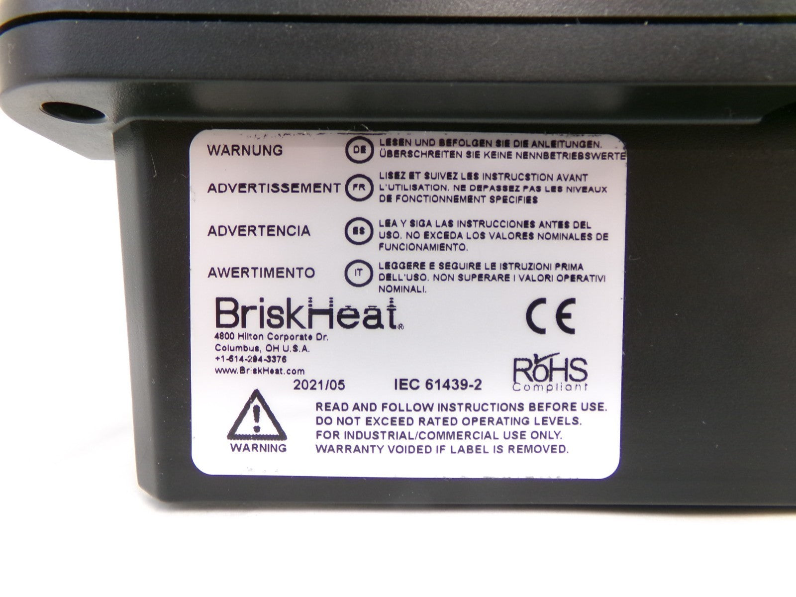 BriskHeat LYNX-OI-10 Digital Tempurature Controller Working