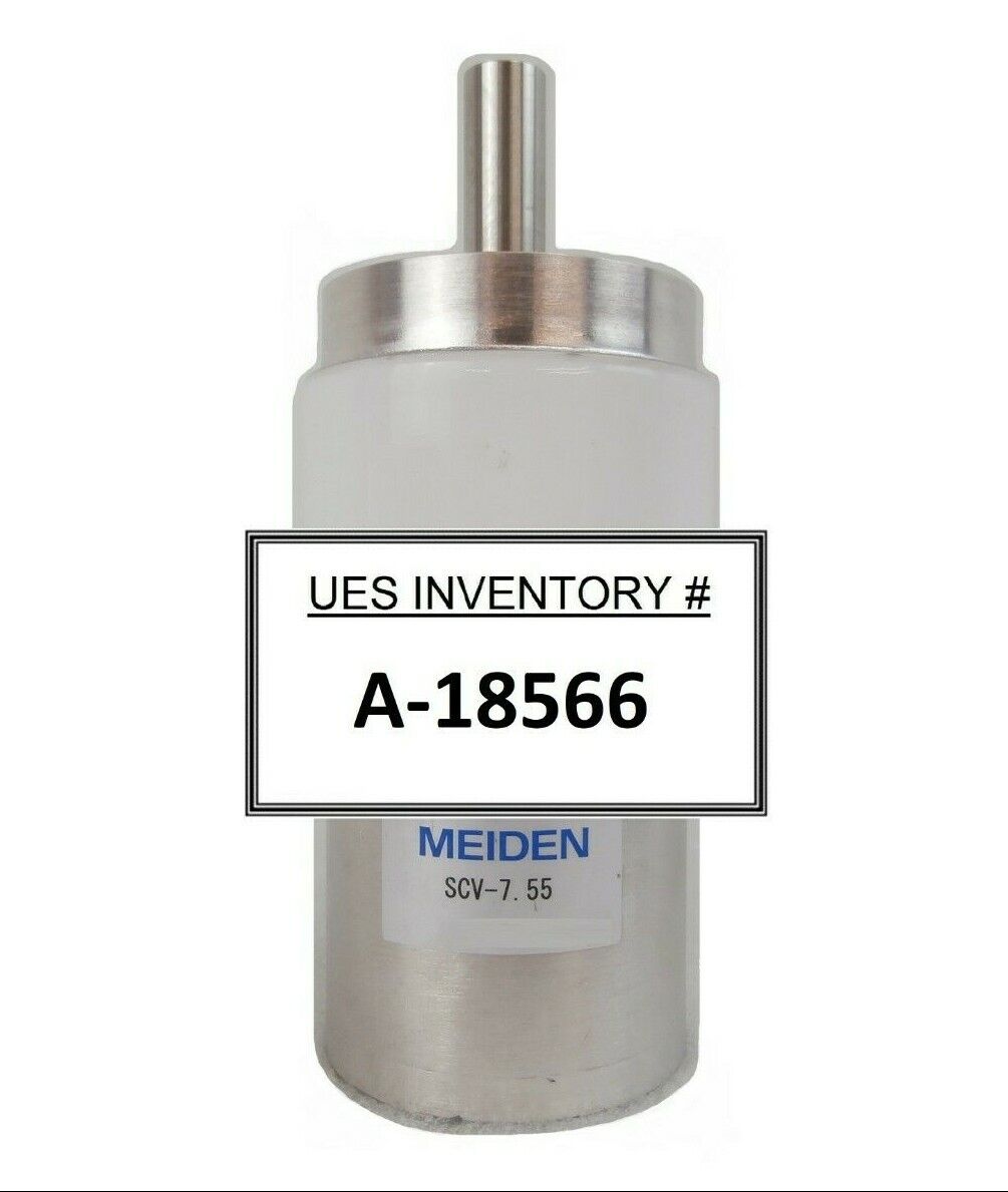 Meiden SCV-7.55 Vacuum Variable Capacitor VM Series 13.56 MHz Working Surplus