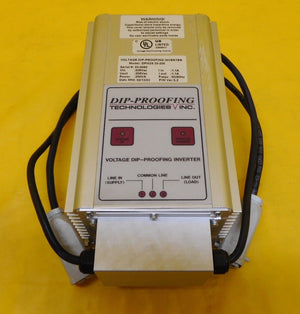 DIP Proofing Technologies DPI52S 25-208 Voltage Dip Proofing Inverter Used