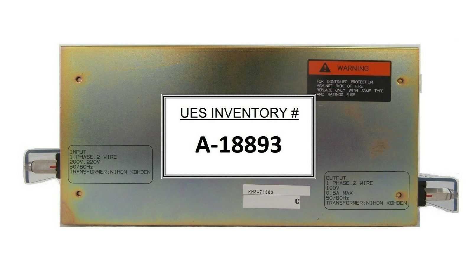 Advantest KH3-71383 Power Supply T2000 SoC Test System Working Surplus