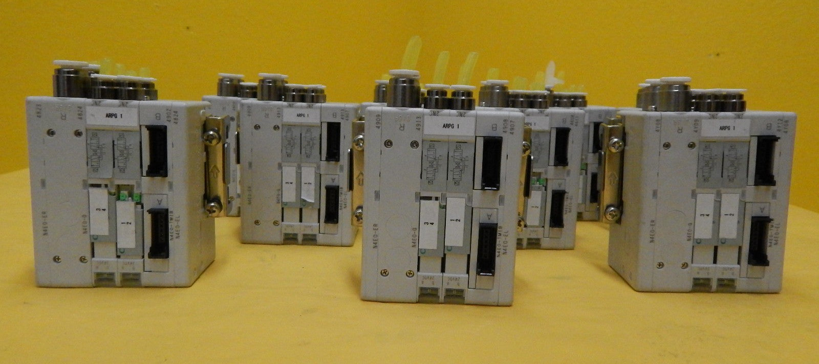 CKD N3E0660-M Solenoid Pneumatic Manifold N4EO Reseller Lot of 9 Used Working
