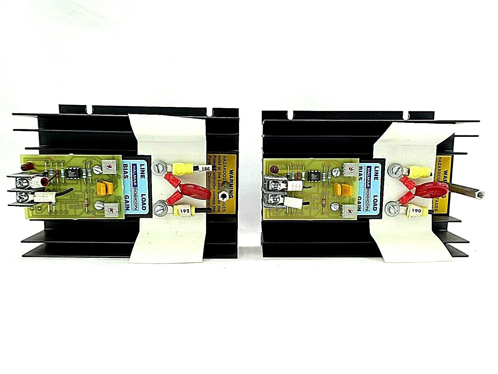 Halmar Robicon 22159 SSR Power Control Panel 115Z-C Lot of 2 Working Surplus