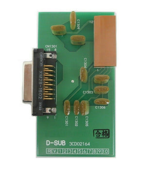 Hitachi Kokusai Denki 3CD02164 Connector Board PCB D-SUB Mikro Sonic Working
