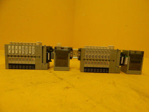 CKD N4S0-T56 8-Port Pnuematic Manifold OPP3-1H Lot of 2 Used Working