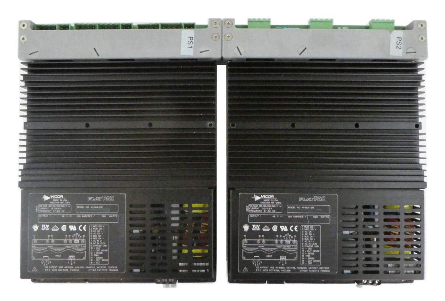 Vicor VI-NU4-EM Switching Power Supply FlatPAC Reseller Lot of 2 Working Surplus