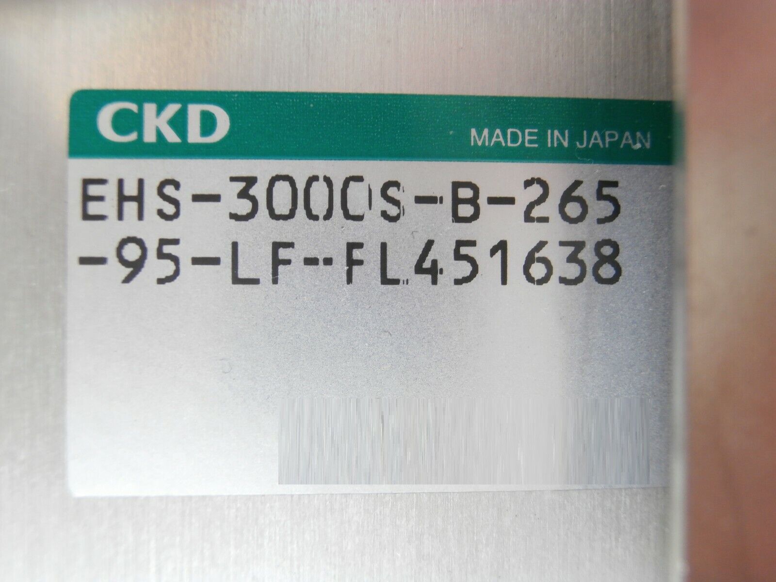 CKD EHS-3000S-B-265-95-LF-FL451638 Brush Cylinder Assembly Working Surplus