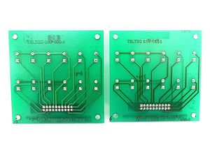 Electroglas 250018-001 Pneumatic Interconnect Board PCB Lot of 2 4085x Working
