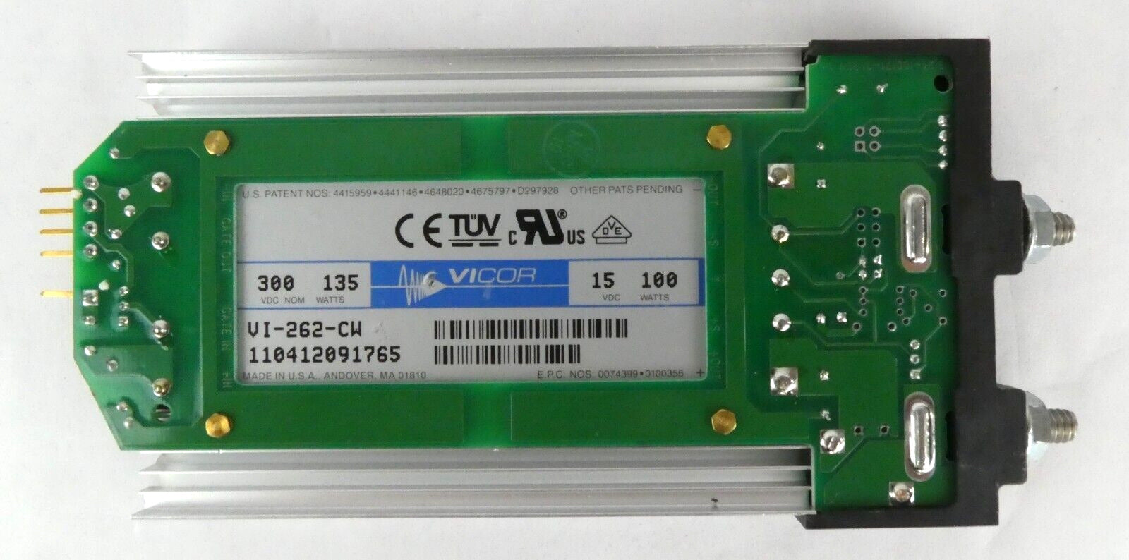 Vicor VI-262-CW DC Converter 15v 100w Reseller Lot of 4 Working Surplus