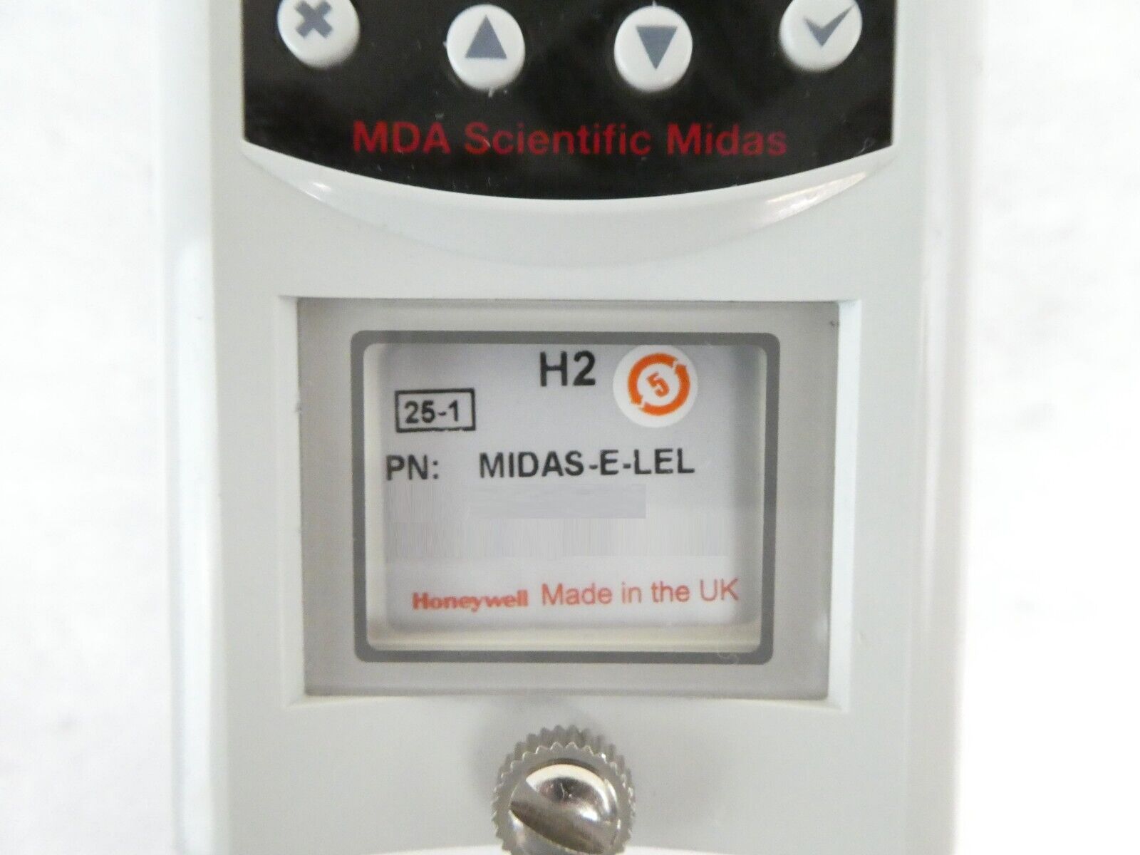 Honeywell MIDAS-E-LEL H2 Gas Monitoring Detector MDA Scientific Working Surplus