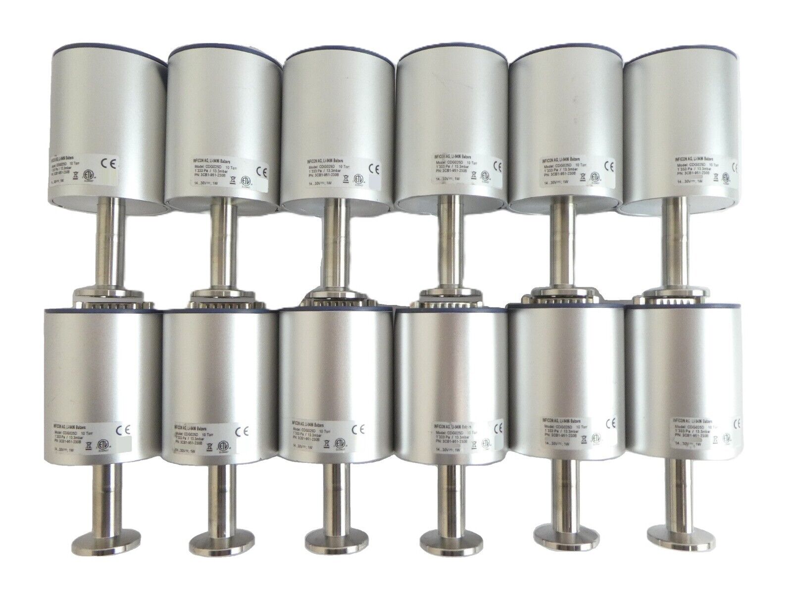 Inficon 3CB1-951-230B Capacitance Diaphragm Gauge CDG025D Lot of 12 Working