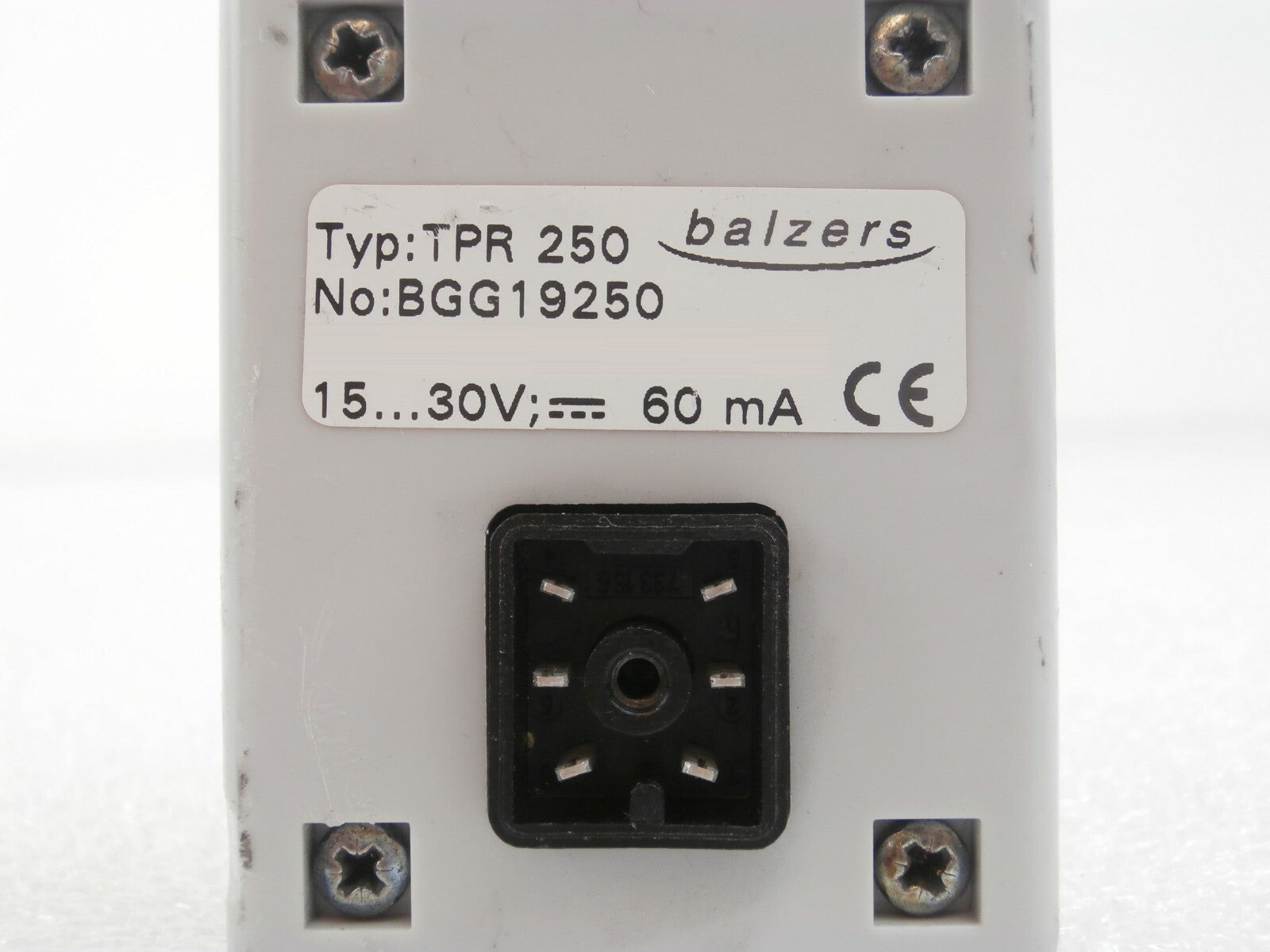 Inficon BGG19250 Compact Pirani Vacuum Gauge TPR 250 Balzers Unaxis Working